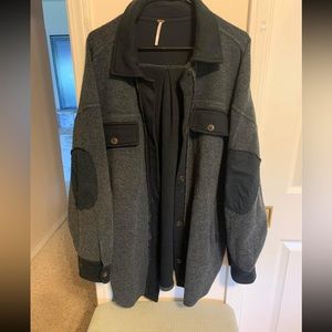 Free people oversized ruby jacket. Size L.